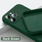 Official-Style Silicone Case for iPhone 15 & 16 Series – Shockproof Solid Color Cover with Fall & Collision Protection