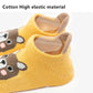 6 Pairs Baby Cotton Socks (0–5Y) – Soft Non-Slip Cartoon Socks for Newborns, Toddlers, Boys & Girls