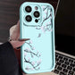 Magnolia Flower TPU iPhone Case – Shockproof Soft Silicone Bumper Cover for iPhone 16e, 16, 15 Pro Max, 14 Pro Max