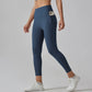 Women Leggings With Pockets Yoga Pants Gym Leggings Sport Women Fitness High Waist Female Legging Tummy Control Running Training