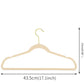 43cm Seamless Flocking Hangers with Golden Hook – Non-Slip Velvet Clothes Hangers for Dry & Wet Use, Adult Wardrobe & Closet Storage