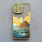 Sunrise Scenery iPhone Case – Gorgeous Mountain & River Cover for iPhone 14, 15, 16 Series