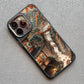 Mountain Peak Lake Vintage Silicone iPhone Case – Soft Protective Back Cover for iPhone 15 & 16 Series