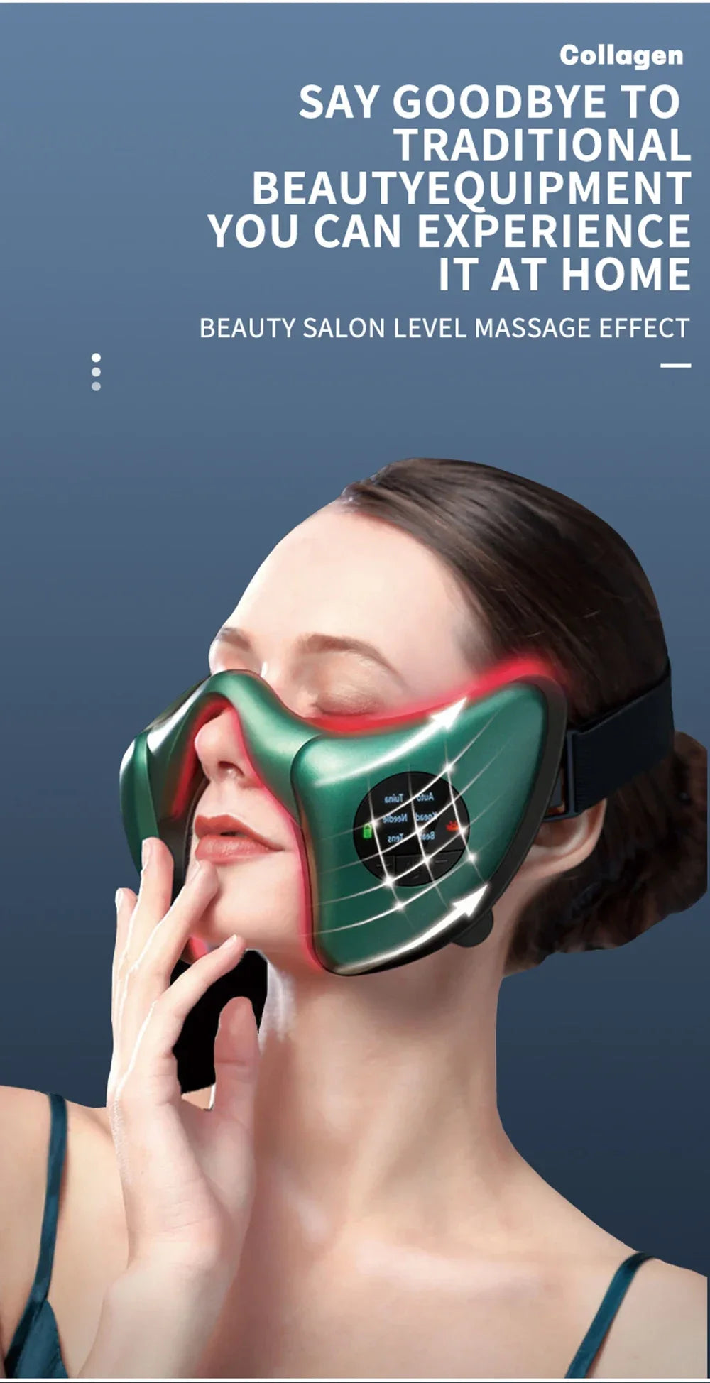 2024 Smart Facial Massager – V-Shaped Lifting & Firming Device for Face and Body Shaping, Anti-Aging Beauty Instrument