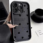 Luxury Black Love Heart Case for Xiaomi Redmi – Full Screen Soft Cover for Note 14, 13, 12, 11 Pro Plus, 5G, 12S, 11S, 10S, 14C, 13C, 12C