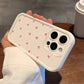 Luxury Black Love Heart Case for Xiaomi Redmi – Full Screen Soft Cover for Note 14, 13, 12, 11 Pro Plus, 5G, 12S, 11S, 10S, 14C, 13C, 12C