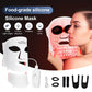 Silicone LED Face & Neck Mask – 7-Color Photon Light & Infrared Therapy, Flexible Wireless Facial Mask for Skin Repair & Rejuvenation