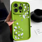 Magnolia Flower TPU iPhone Case – Shockproof Soft Silicone Bumper Cover for iPhone 16e, 16, 15 Pro Max, 14 Pro Max