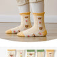 5 Pairs Girls' Cotton Socks – Soft Floral Print Toddler Socks for Spring & Autumn | Comfortable Kids Footwear