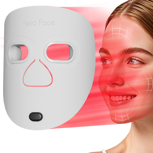 Hello Face M500S LED Mask – Skin Care Therapy Device for Face Rejuvenation, Perfect Gift for Lovers, Parents & Friends