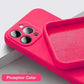 Official-Style Silicone Case for iPhone 15 & 16 Series – Shockproof Solid Color Cover with Fall & Collision Protection