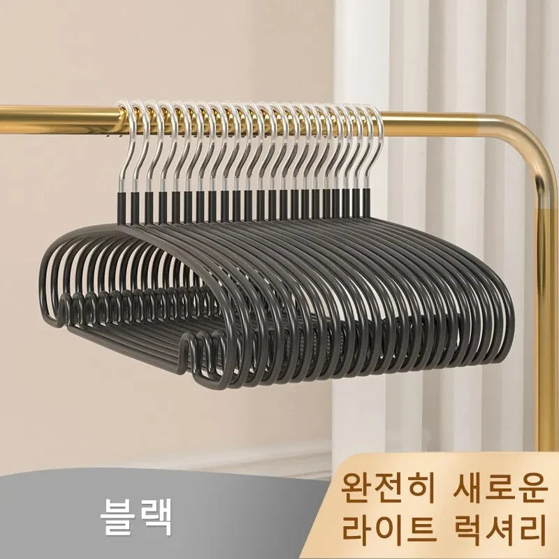 10PCS Non-Slip Clothes Hangers – Space-Saving Hanger Set for Dorms & Homes | Prevents Clothes Deformation & Wrinkles