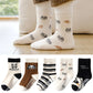 5 Pairs Children's Socks Cotton Non-slip Socks Floor Socks Cartoon Flowers Baby Socks Toddler Boy Girl Socks Kids Socks 0-12 Ys