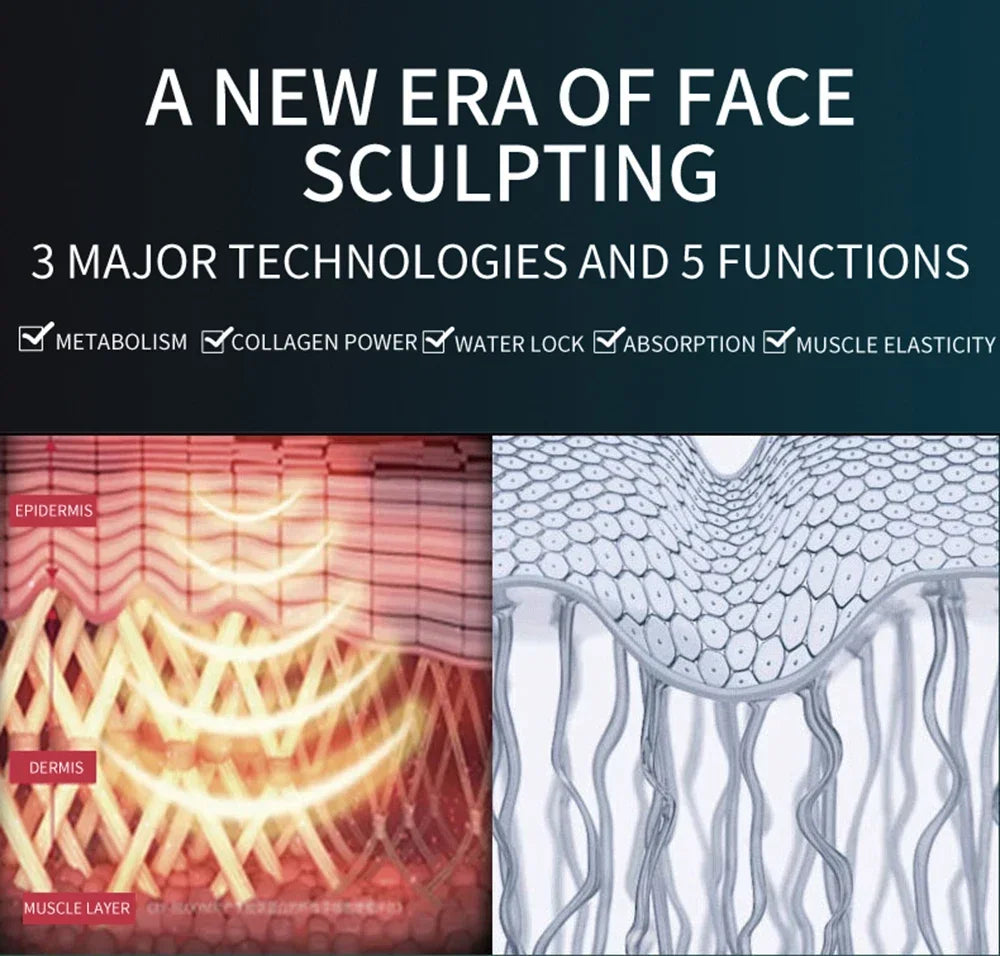 2024 Smart Facial Massager – V-Shaped Lifting & Firming Device for Face and Body Shaping, Anti-Aging Beauty Instrument