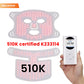 LED Face & Neck Mask – Red Light Therapy Beauty Mask 630nm, 415nm, 830nm for Skin Rejuvenation & Anti-Aging
