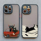 Cute Cat Goblet Drink Couple iPhone Case – Shockproof Back Cover for iPhone 16 Pro Max, 15 Pro Max, 14 Pro Max