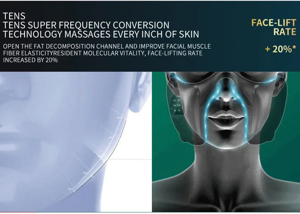 2024 Smart Facial Massager – V-Shaped Lifting & Firming Device for Face and Body Shaping, Anti-Aging Beauty Instrument