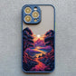 Sunrise Scenery iPhone Case – Gorgeous Mountain & River Cover for iPhone 14, 15, 16 Series