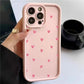 Luxury Black Love Heart Case for Xiaomi Redmi – Full Screen Soft Cover for Note 14, 13, 12, 11 Pro Plus, 5G, 12S, 11S, 10S, 14C, 13C, 12C