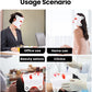 LED Face & Neck Mask – Red Light Therapy Beauty Mask 630nm, 415nm, 830nm for Skin Rejuvenation & Anti-Aging