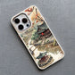 Mountain Peak Lake Vintage Silicone iPhone Case – Soft Protective Back Cover for iPhone 15 & 16 Series