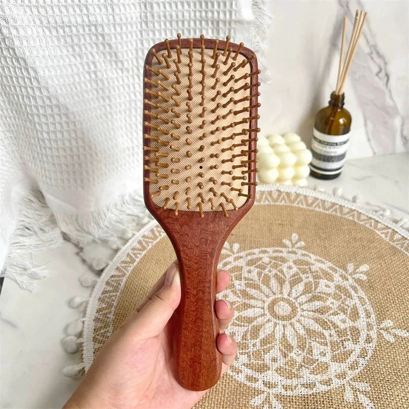 Natural Sandalwood Comb Massage Scalp Comb Smooth Hair Airbag Comb Wholesale