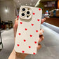 Cute Red Heart iPhone Case – Soft Cover for iPhone 11, 12, 13, 14, 15, Pro Max, XR, XS, X, 7, 8 Plus