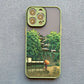 Japanese Landscape Aesthetic iPhone Case – Scenery Soft Back Cover for iPhone 14, 15, 16 Series