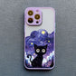 Black Cat Starry Night iPhone Case – Artistic Shockproof Cover for iPhone 14, 15, 16 Series | Soft Protective Shell