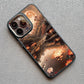 Mountain Peak Lake Vintage Silicone iPhone Case – Soft Protective Back Cover for iPhone 15 & 16 Series