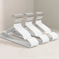 10PCS Heavy Duty Metal Coat Hangers – Non-Slip Suit & Jacket Hangers with Round Notches for Dresses & Shirts