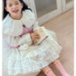 Spring Girls Socks Baby Sweet Rosy Bowknot Pattern Socks Cotton Socks Children Calf Socks Kids Socks 5 Pairs