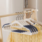 10PCS Heavy Duty Metal Coat Hangers – Non-Slip Suit & Jacket Hangers with Round Notches for Dresses & Shirts