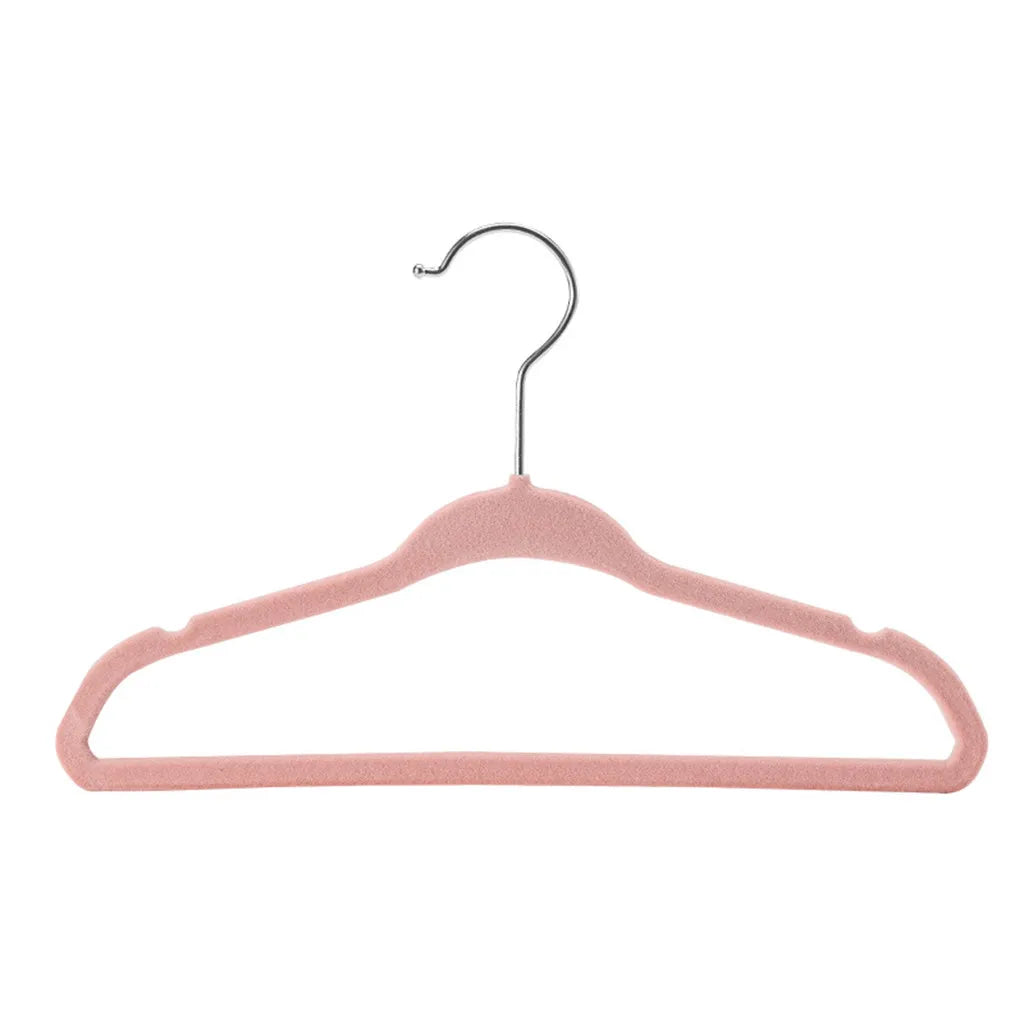 10/20/30PCS Baby Velvet Non-Slip Hangers – Space-Saving Flocked Kids Clothes Hangers with 360° Swivel Hook