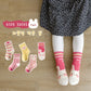 5 Pairs Girls' Cotton Socks – Soft Floral Print Toddler Socks for Spring & Autumn | Comfortable Kids Footwear
