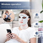 Silicone LED Face & Neck Mask – 7-Color Photon Light & Infrared Therapy, Flexible Wireless Facial Mask for Skin Repair & Rejuvenation