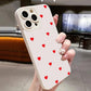Cute Red Heart iPhone Case – Soft Cover for iPhone 11, 12, 13, 14, 15, Pro Max, XR, XS, X, 7, 8 Plus