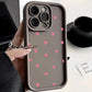 Luxury Black Love Heart Case for Xiaomi Redmi – Full Screen Soft Cover for Note 14, 13, 12, 11 Pro Plus, 5G, 12S, 11S, 10S, 14C, 13C, 12C
