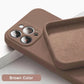 Official-Style Silicone Case for iPhone 15 & 16 Series – Shockproof Solid Color Cover with Fall & Collision Protection