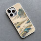 Mountain Peak Lake Vintage Silicone iPhone Case – Soft Protective Back Cover for iPhone 15 & 16 Series
