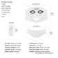 Silicone LED Face & Neck Mask – 7-Color Photon Light & Infrared Therapy, Flexible Wireless Facial Mask for Skin Repair & Rejuvenation