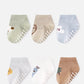 3 Pairs Baby Mesh Socks (0–5Y) – Breathable Anti-Slip Cartoon Boat Socks for Newborns & Toddlers – Unisex Summer Socks