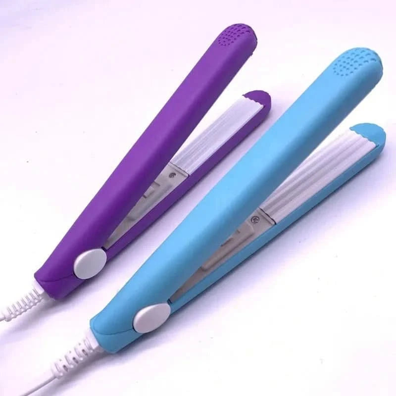 Mini Pink Corrugated Hair Iron for Perfect Curls - MERRIAHair EssentialMERRIA