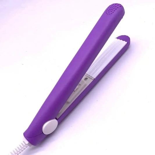Mini Pink Corrugated Hair Iron for Perfect Curls - MERRIAHair EssentialMERRIA