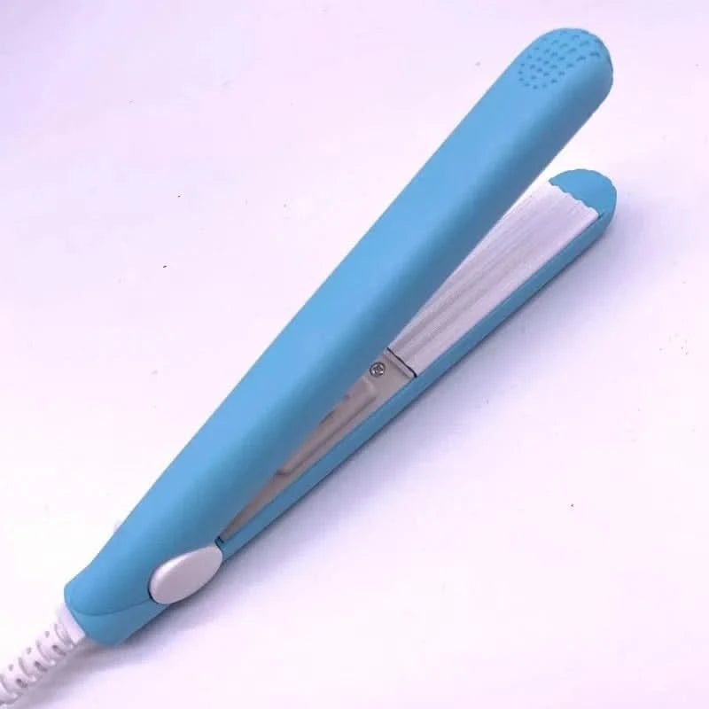 Mini Pink Corrugated Hair Iron for Perfect Curls - MERRIAHair EssentialMERRIA