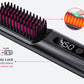 Cordless Negative Ionic Hair Straightener Brush Hot Comb 5000mAh Hair Iron Straightener Hair Straightener and Curler Women Gift