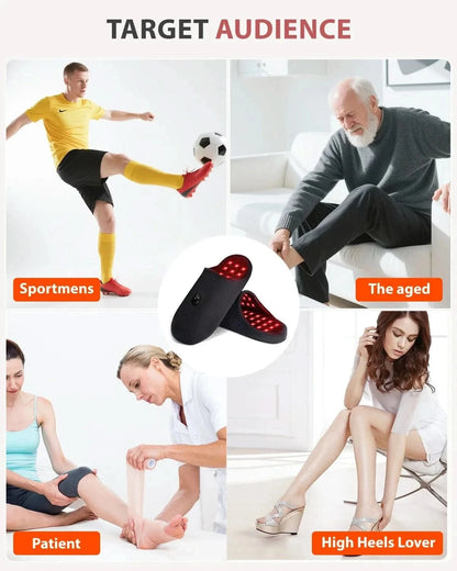 Rechargeable Red Light Therapy Slippers - Pain Relief & Healing at Home - MERRIAMERRIA