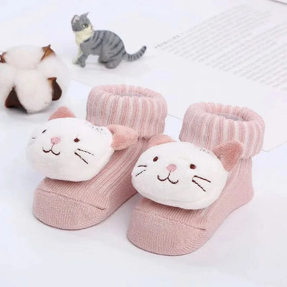 Cute Warm Non-Slip Baby Cartoon Socks - MERRIABaby SocksMERRIA