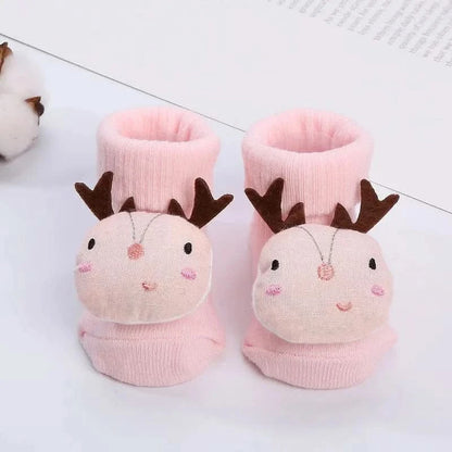 Cute Warm Non-Slip Baby Cartoon Socks - MERRIABaby SocksMERRIA