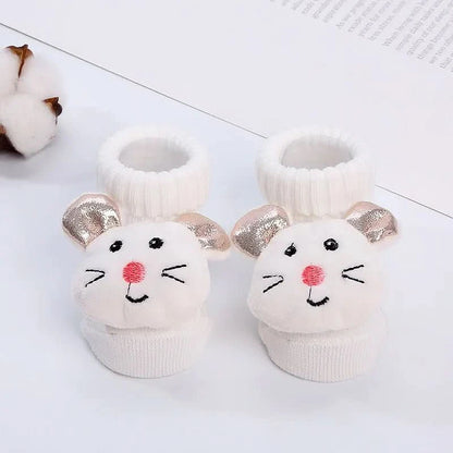 Cute Warm Non-Slip Baby Cartoon Socks - MERRIABaby SocksMERRIA